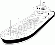 Coloriage bateau super petrolier