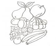 Coloriage fruits et legumes d automne