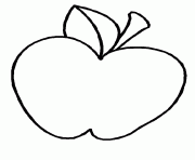 Coloriage fruit pomme