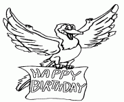 Coloriage happy birthday