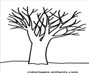 Coloriage arbre 24