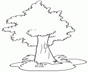 Coloriage dessin a colorier d arbre