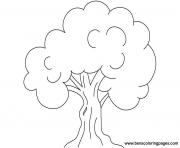 Coloriage arbre 93