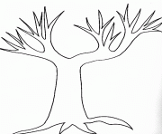 Coloriage arbre 79