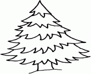 Coloriage sapin facile noel pour enfants