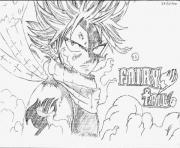 Coloriage natsu fairy tail