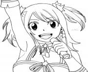 Coloriage lucy fairy tail by chemicalgirl7 manga