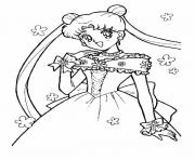 Coloriage fille manga 12