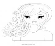 Coloriage fille manga 28