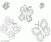 Coloriage papillon 114