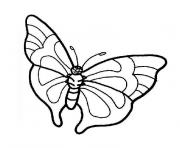 Coloriage papillon tribal