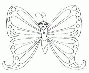 Coloriage papillon 146