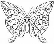 Coloriage papillon 223