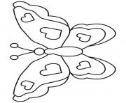 Coloriage papillon 7