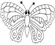 Coloriage papillon 17