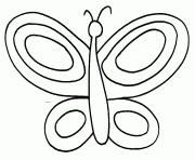 Coloriage papillon 20