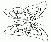 Coloriage papillon 269