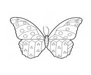 Coloriage papillon maternelle