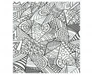 Coloriage formes geometriques harmonieuses