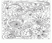 Coloriage simple anti stress