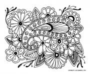 Coloriage adulte difficile 16