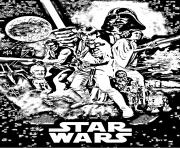 Coloriage film star wars episode 4