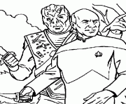 Coloriage Star Trek