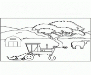 Coloriage tracteur 44