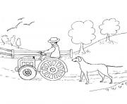 Coloriage tracteur 87