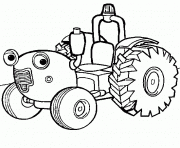 Coloriage tracteur 23