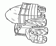 Coloriage tracteur 134