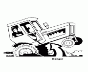 Coloriage tracteur 79