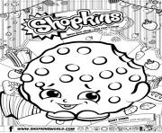 Coloriage shopkins kooky cookie