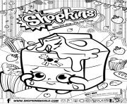 Coloriage shopkins split milk