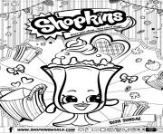 Coloriage shopkins suzie sundae