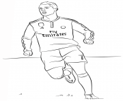 Coloriage cristiano ronaldo foot