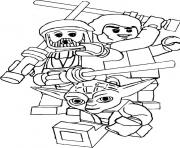 Coloriage lego star wars yoda