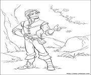 Coloriage flynn rider raiponce disney