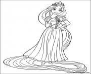 Coloriage secret de raiponce princesse disney