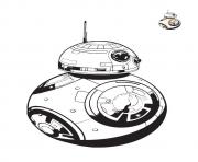 Coloriage bb8 colorier starwars