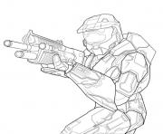 Coloriage halo jeu vide microsoft