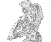 Coloriage Halo 3 To Print