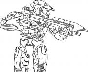 Coloriage halo precision