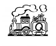 Coloriage train playmobil