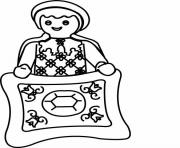 Coloriage playmobil bouffon