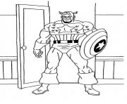 Coloriage colorier captain america 295