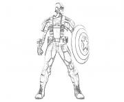 Coloriage colorier captain america 95