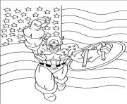 Coloriage captain america 14