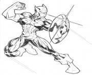 Coloriage colorier captain america 18