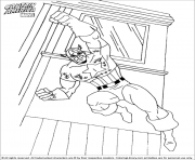 Coloriage colorier captain america 366